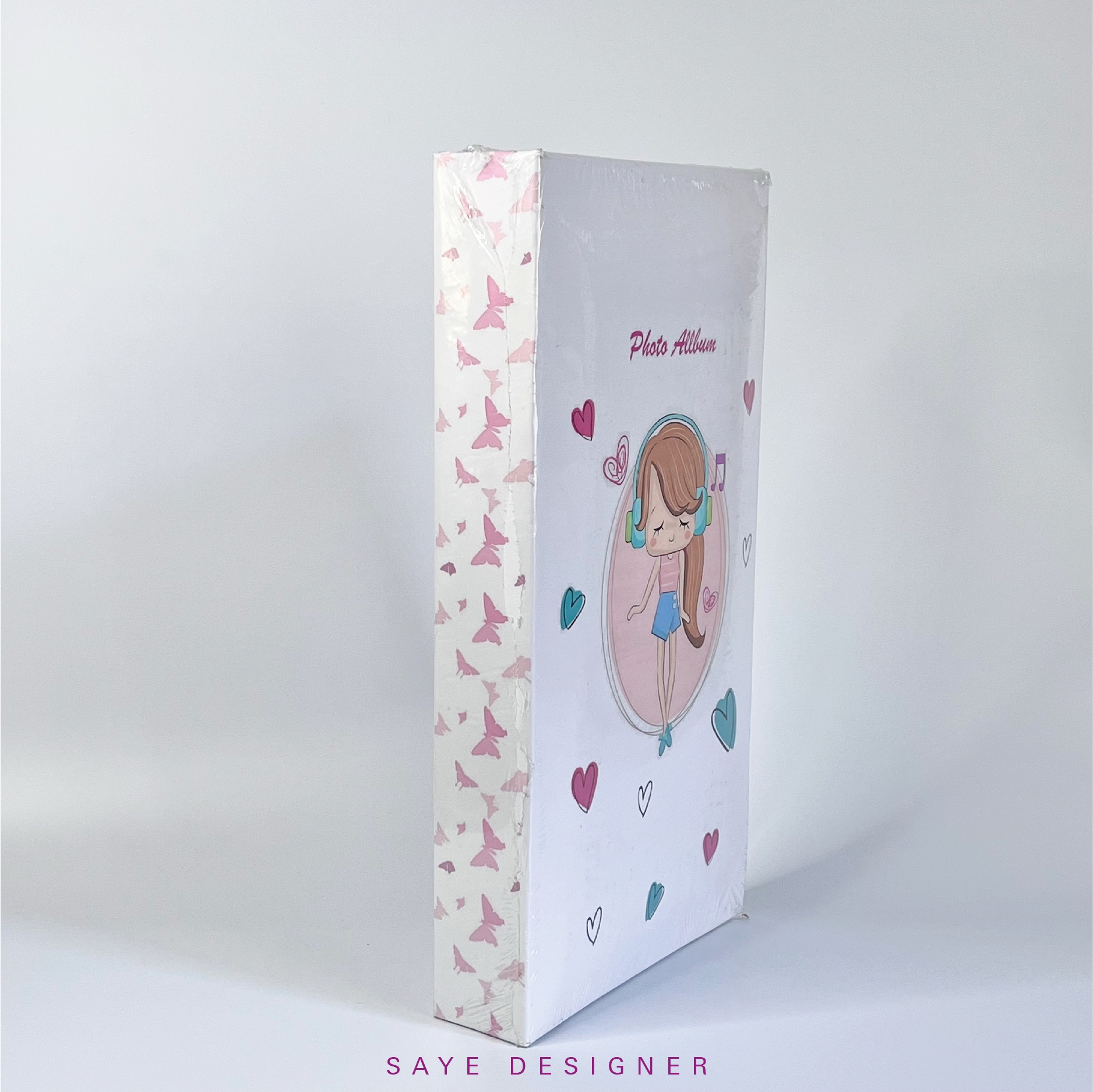 آلبوم پاکتی کودک 10×15 طرح موزیک لاور (ظرفیت 300 عکس)